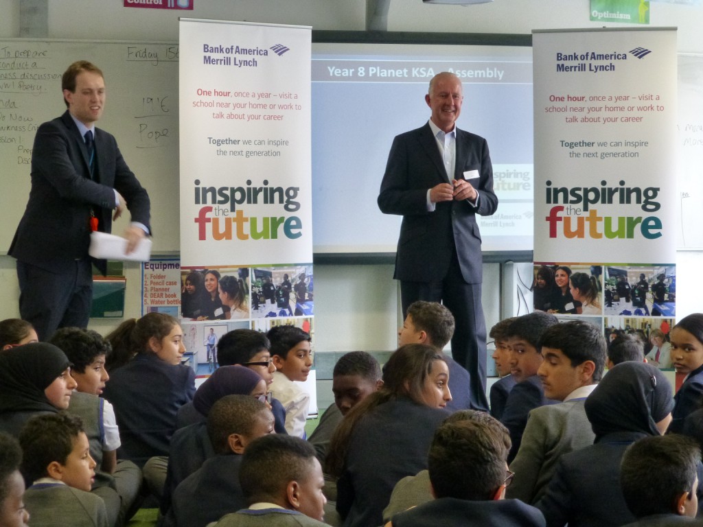 BofAML EMEA President Speaking to Young People at King Solomon Academy