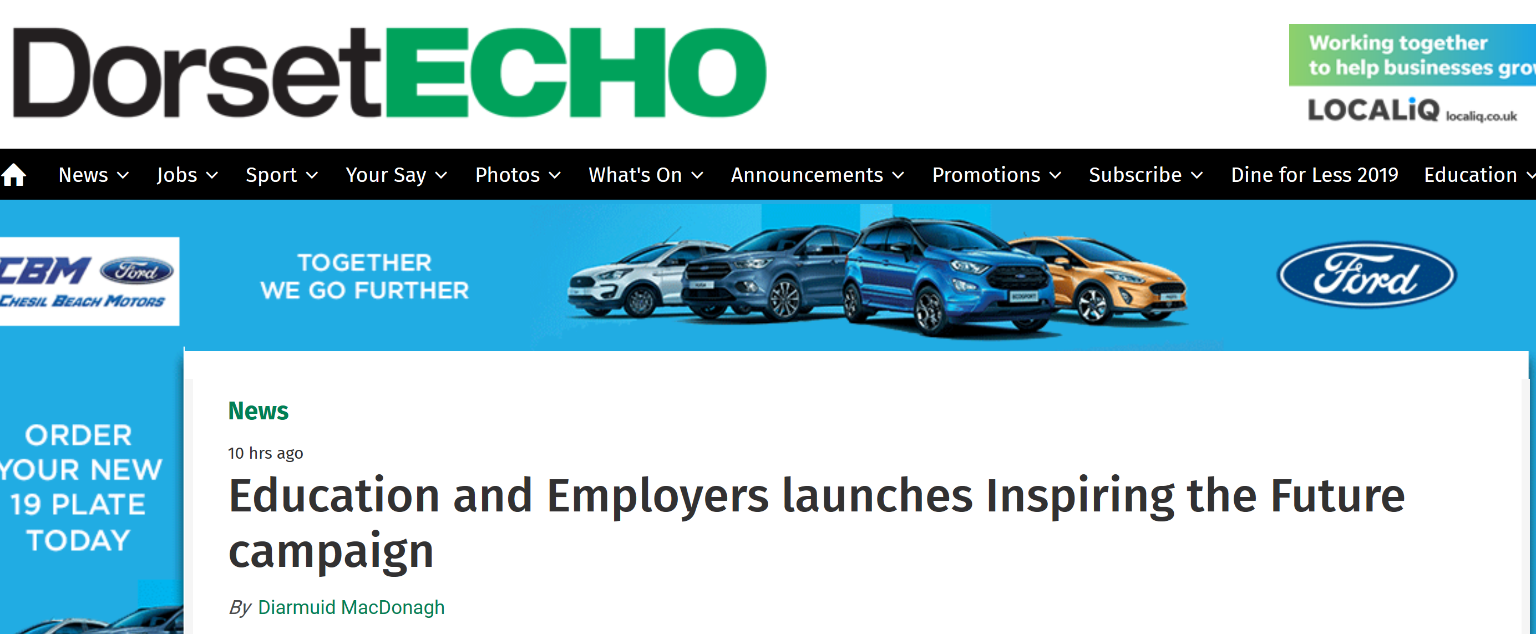 Dorset Echo announces launch of Inspiring Dorset campaign Inspiring