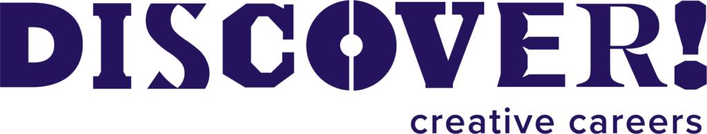 Discover Creative Careers logo in purple
