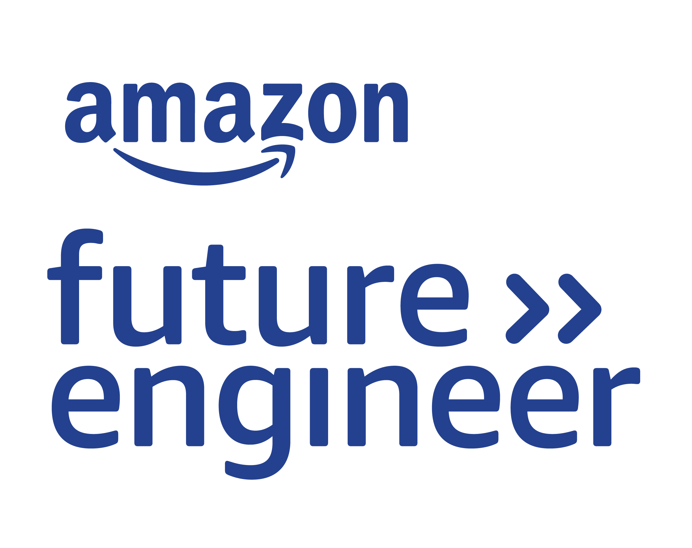 Logo for Amazon Future Engineer all in blue