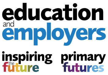 Education and Employers, Inspiring the Future and Primary Futures feature as combined logo